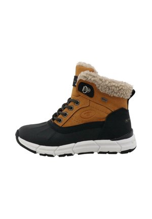 Bottines à lacets - black camel