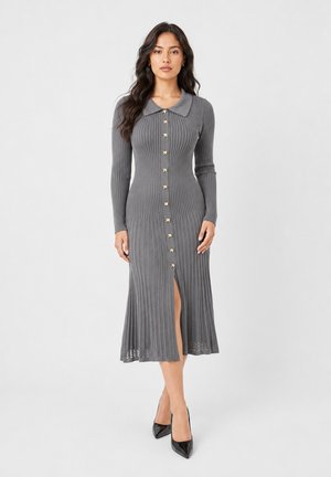 Elara, ELARA MAXIKLEID MAXIKLEID - Vestido camisero - grau