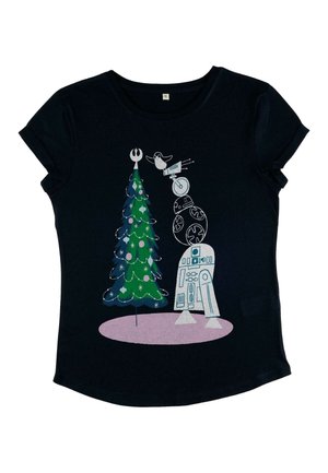 Henry Tiger STAR WARS: MULTIPLE FANCHISE DROID TREE - T-Shirt print - navy blue