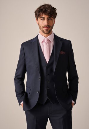 Next SLIM FIT TEXTURED - Sako - navy