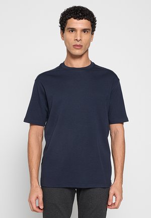 CREWNECK SOLID HEAVY INTERLOCK - T-shirt basic - night