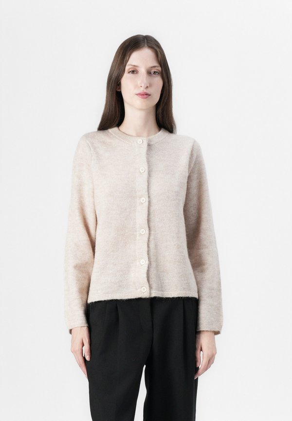 SLFLULU  NEW CARDIGAN  - Strickjacke - birch melange