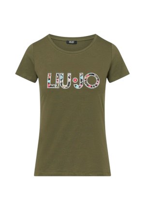LIU JO, T-SHIRT - T-shirt con stampa - verde
