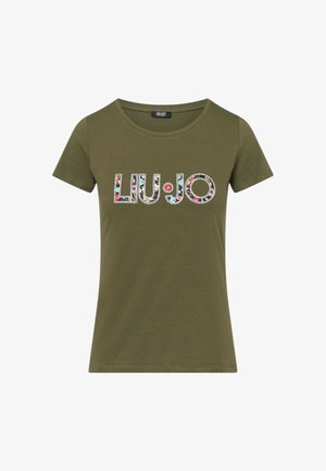 LIU JO, T-SHIRT - T-shirt con stampa - verde