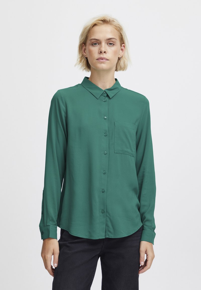 ICHI IHMain - Camicia - cadmium green