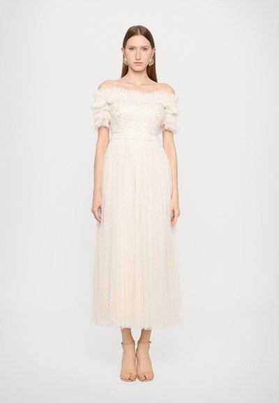 Needle & Thread MIDSUMMER BODICE OFF SHOULDER GOWN - Occasion wear - exclusive cream