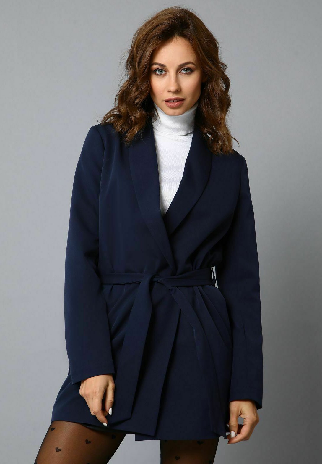 Awesome Apparel Abrigo corto - dark blue/azul marino Zalando.es