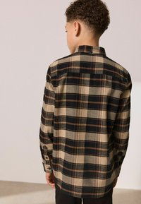Next REGULAR FIT LONG SLEEVE BRUSHED CHECK  - Camicia - tan brown