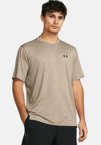 Under Armour TECH VENT - Športové tričko - timberwolf taupe