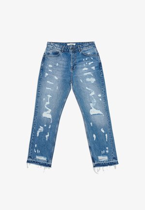 FIRIO DESTROYED STRAIGHT - Straight leg jeans - blue