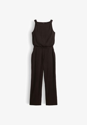 OPUS, TAILORED FIT CRINKLE LOOK - Jumpsuit - affogato