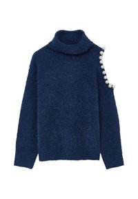 Calliope CUT OUT PERLE  - Strickpullover - blu