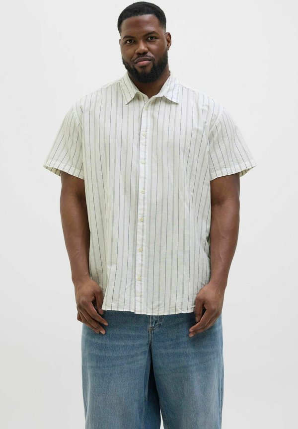 JORJOSHUA CANGGU STRIPE  - Hemd - cloud dancer