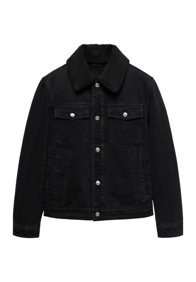 Mango Spijkerjas zwart denim/blackdenim Mango Spijkerjas zwart denim/blackdenim