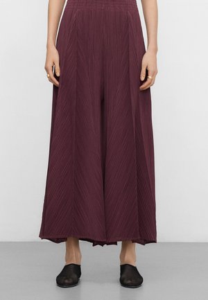 PALAZZO - Pantalon classique - aubergine