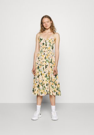 BUTTON - Abito a camicia - multi-coloured/light yellow