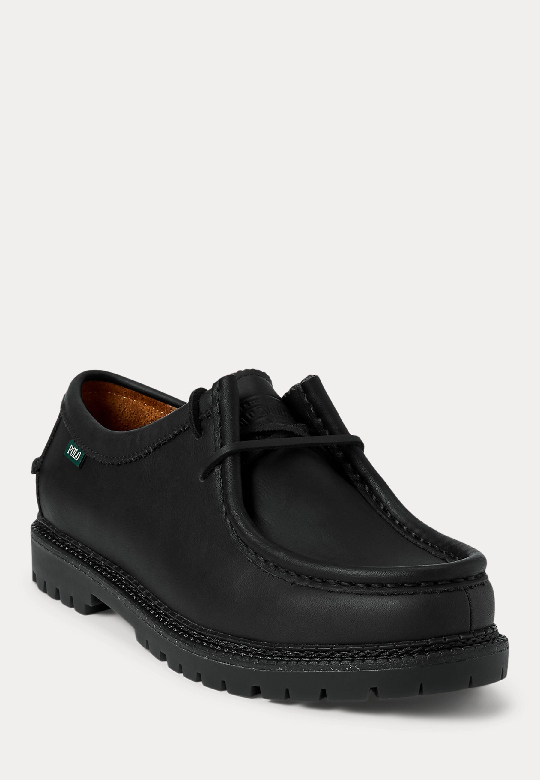 Polo Ralph Lauren JETT LUG-SOLE LEATHER MOC-TOE SHOE - Boat shoes