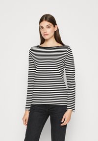 TOM TAILOR DENIM Hosszú ujjú felső - black white