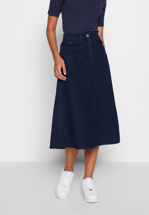 Áčková sukně - dark-blue denim