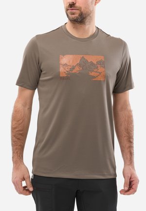 WANAKA FAST - Sport T-Shirt - beige