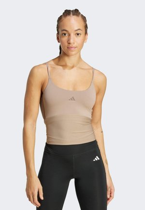 HYPERGLAM TANK - Débardeur - chalky brown   earth strata