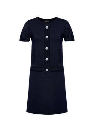 Luisa Spagnoli MADRAS - Strickkleid - blu