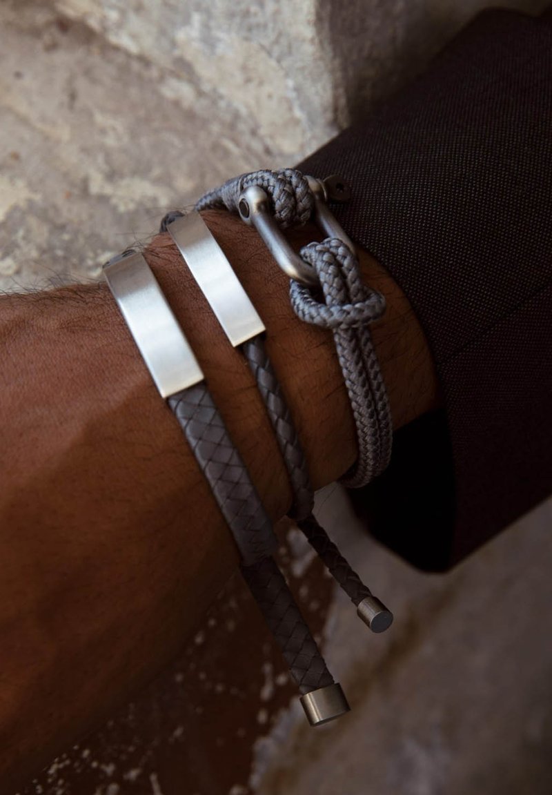 Lucardi BOEISLUITING  - Armband - silver-coloured