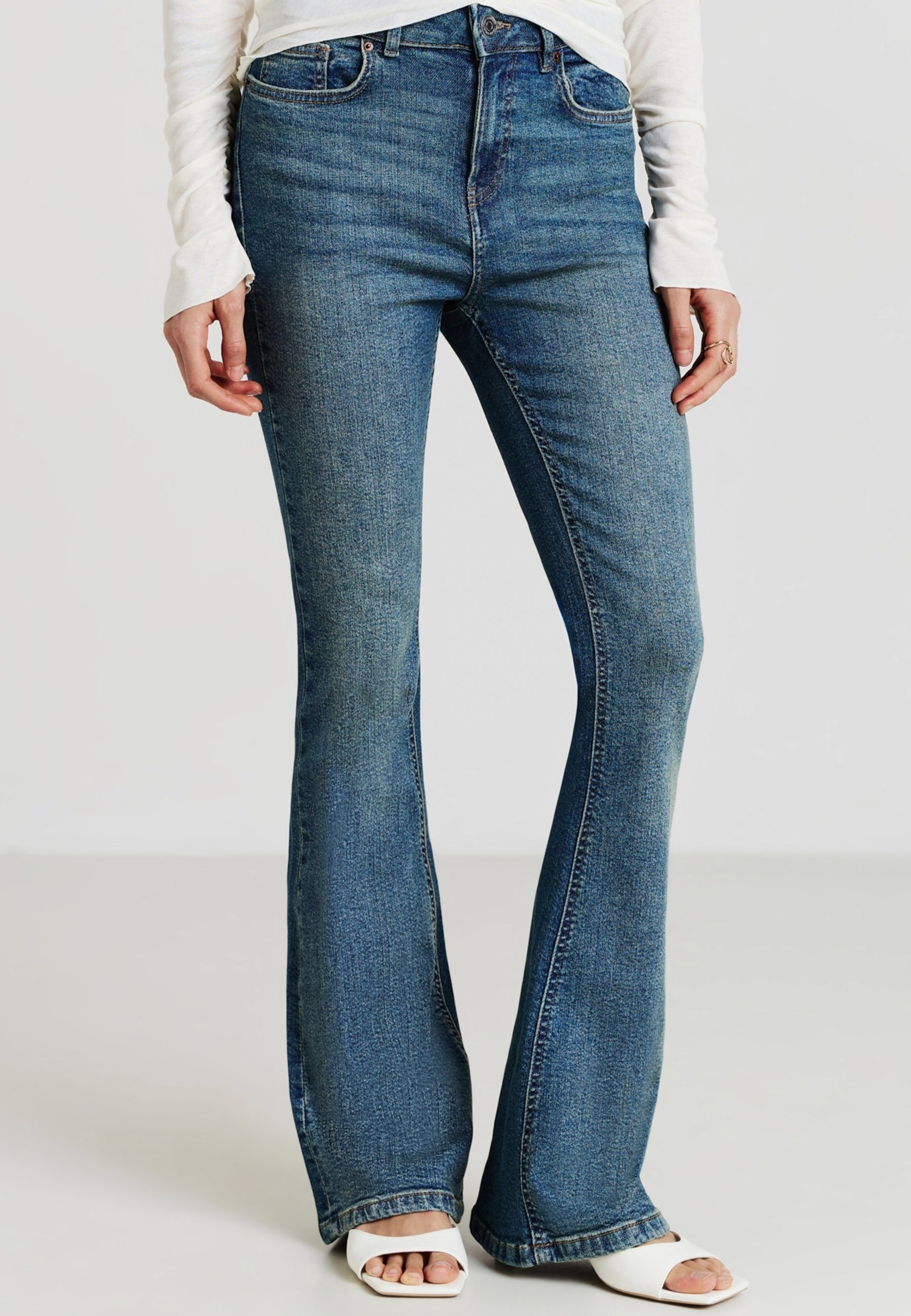 Calliope Flared Jeans blu denim sabbiato/anthracite Zalando