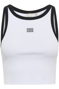 DREW CONTRAST LOGO - Débardeur - bright white