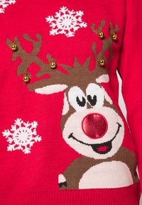 ONLY XMAS BELL LS EX  - Pullover - red