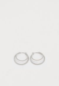 SLIPT HOOP - Earrings - silver-coloured/cry