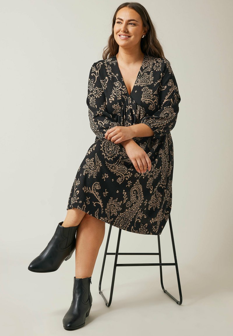 Vestido Largo Vestidos Tallas Grandes Zalando Ladies Dresses Plus Size  Jessica Howard Floral Fit And Flare
