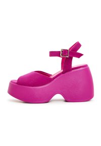 Cesare Gaspari Sandalen met hoge hak - fushia