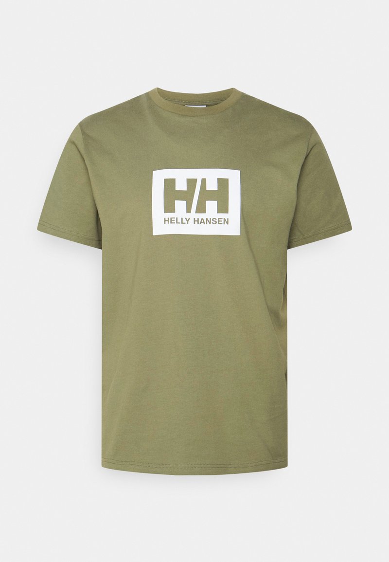 Herren Shirts | Helly Hansen BOX T-Shirt print lav green/grün - MK90717 Herren Shirts | Helly Hansen BOX T-Shirt print lav green/grün - MK90717