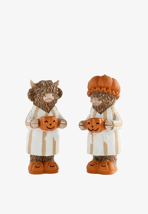 Next, SET OF 2 AUTUMN HAMISH THE HIGHLAND COW ORNAMENTS UNISEX - Decoration - natural