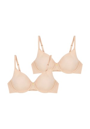 2-PACK  - Bügel BH - beige