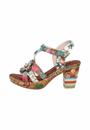 Sandales à plateforme - brun