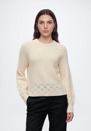 ONLY, ONLPRINCESS O NECK DETAIL  - Пуловер - whitecap gray melange
