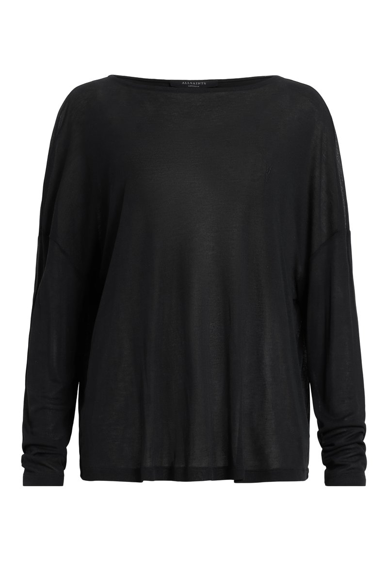 AllSaints RITA FRANCESCO TEE - Topper langermet - black/svart - Zalando.no