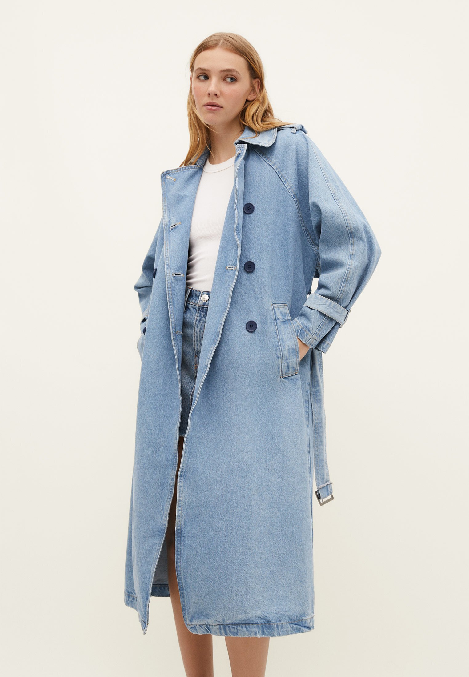 trench en jean