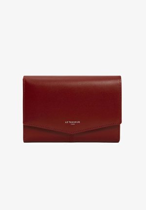 Le Tanneur GRAND ZIPPÉ CHARLOTTE EN LISSE - Portafoglio - dark red