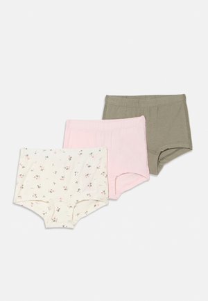 NMFTIGHTS JET STREAM FLOWER 3 PACK - Briefs - beige/light pink
