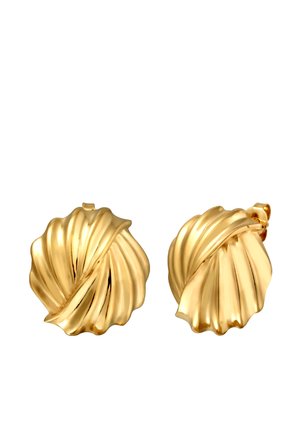 STRUCTURED CHUNKY - Øreringe - gold-coloured