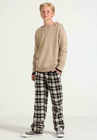 Lindex TROUSERS UNISEX - Pyžamový spodní díl - black