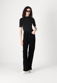 ONLY Tall ONLHOPE GLOBAL HIGH WAIST WIDE  - Trousers - black
