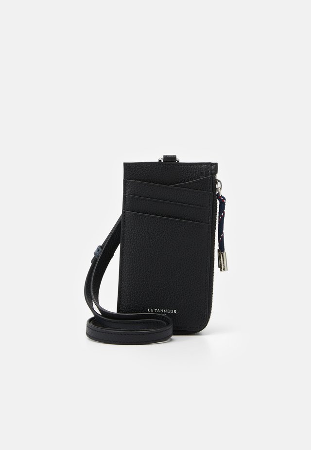 NATHAN ZIPPED STRAP CARDS HOLDER - Punge - noir