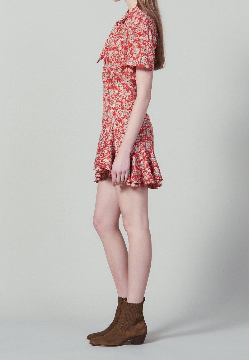 silk floral maxi dress Petal and Pup Kleo One Shoulder Maxi Dress main image 0