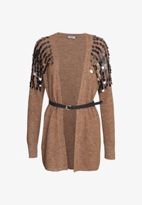 Fuera de plazo Cambio Nota Liu Jo Jeans MAGLIA APERTA PAILLETTES - Gilet - tobacco brown/marron clair - ZALANDO.FR Fuera de plazo Cambio Nota Liu Jo Jeans MAGLIA APERTA PAILLETTES - Gilet - tobacco brown/marron clair - ZALANDO.FR