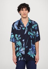 Versace Jeans Couture BAROC OUTLINE MACRO - Camicia - blu