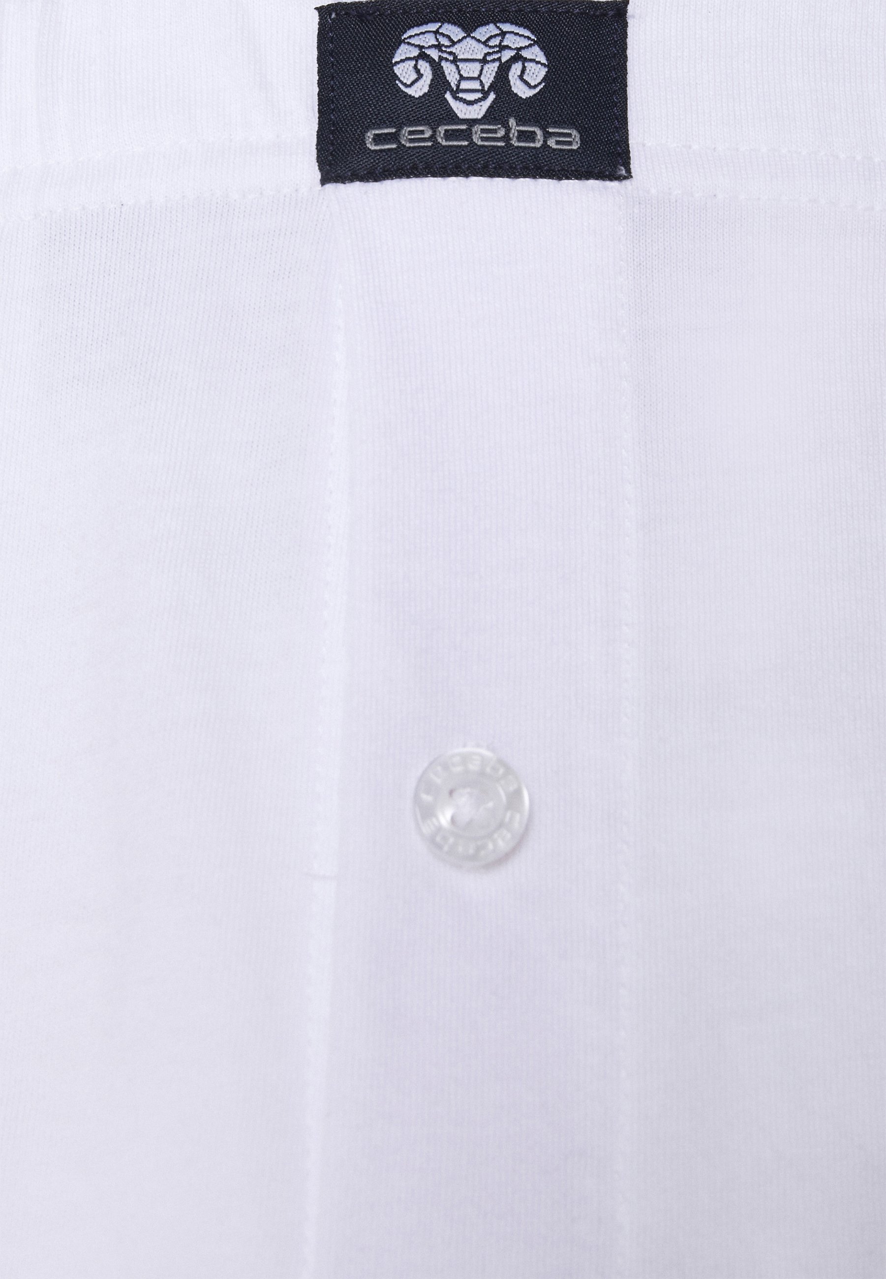 Ceceba Maglietta Uomo 2 Pezzi – Bianco, Girocollo, Morbida E Leggera Con Elastan, Vestibilità Comoda
